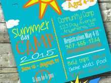 52 Free Printable Summer Camp Flyer Template For Free with Summer Camp Flyer Template