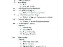 52 Free Trustee Meeting Agenda Template Formating with Trustee Meeting Agenda Template