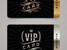 52 How To Create Vip Card Template Free Download by Vip Card Template Free