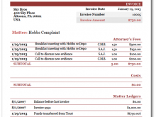 52 Lawyer Invoice Example For Free with Lawyer Invoice Example