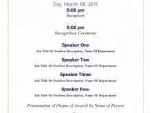 52 Online Charity Event Agenda Template Now by Charity Event Agenda Template
