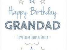 52 Online Grandad Birthday Card Template for Ms Word for Grandad Birthday Card Template