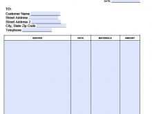 52 Printable Blank Invoice Template For Excel Maker with Blank Invoice Template For Excel