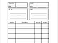 52 Printable Blank Invoice Template Online in Word by Blank Invoice Template Online