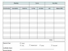 Blank Medical Invoice Template