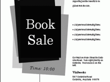 52 Printable Free Book Sale Flyer Template PSD File by Free Book Sale Flyer Template