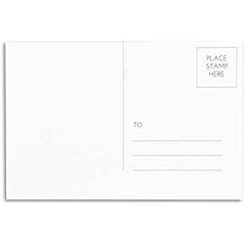52 Printable Postcard Template Lined PSD File for Postcard Template Lined