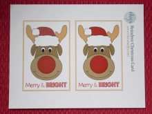 52 Printable Rudolph Christmas Card Template with Rudolph Christmas Card Template