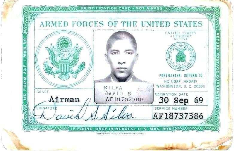 Us Military Id Card Sample