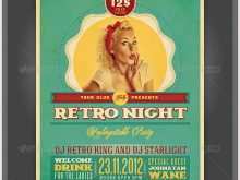 52 Retro Flyer Template Free With Stunning Design by Retro Flyer Template Free