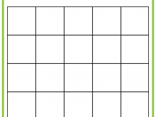 Free Bingo Card Template 5X5