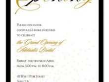 52 Standard Invitation Card Format For Restaurant Opening Templates for Invitation Card Format For Restaurant Opening