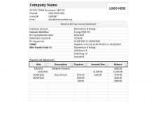 52 Standard Monthly Billing Invoice Template for Ms Word by Monthly Billing Invoice Template