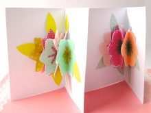 52 Standard Pop Up Flower Card Tutorial Handmade Formating for Pop Up Flower Card Tutorial Handmade