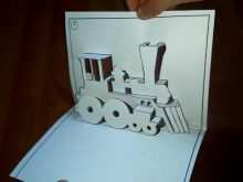 52 Standard Train Pop Up Card Template in Word with Train Pop Up Card Template