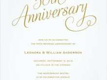 52 The Best Invitation Card Template For Anniversary For Free with Invitation Card Template For Anniversary