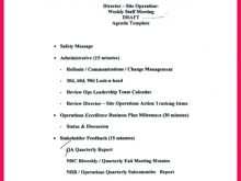 53 Adding Operations Meeting Agenda Template Now for Operations Meeting Agenda Template