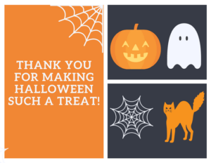 53 Best Halloween Thank You Card Template in Word for Halloween Thank You Card Template