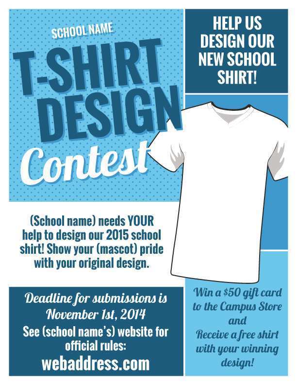 T Shirt Fundraiser Flyer Template - Cards Design Templates