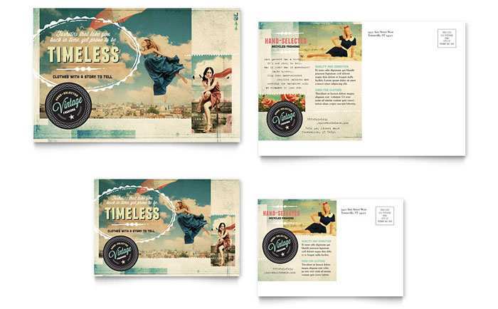 53 Best Vintage Postcard Template Word Now for Vintage Postcard Template Word