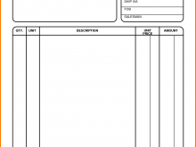 53 Blank Blank Template Of Invoice in Photoshop with Blank Template Of Invoice