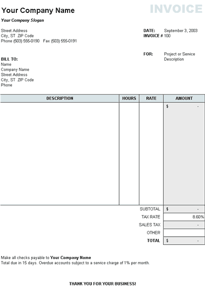 53 Blank Company Invoice Template Uk in Photoshop for Company Invoice Template Uk