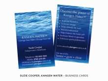 53 Blank Kangen Business Card Templates for Ms Word by Kangen Business Card Templates