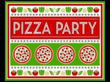 Pizza Party Flyer Template