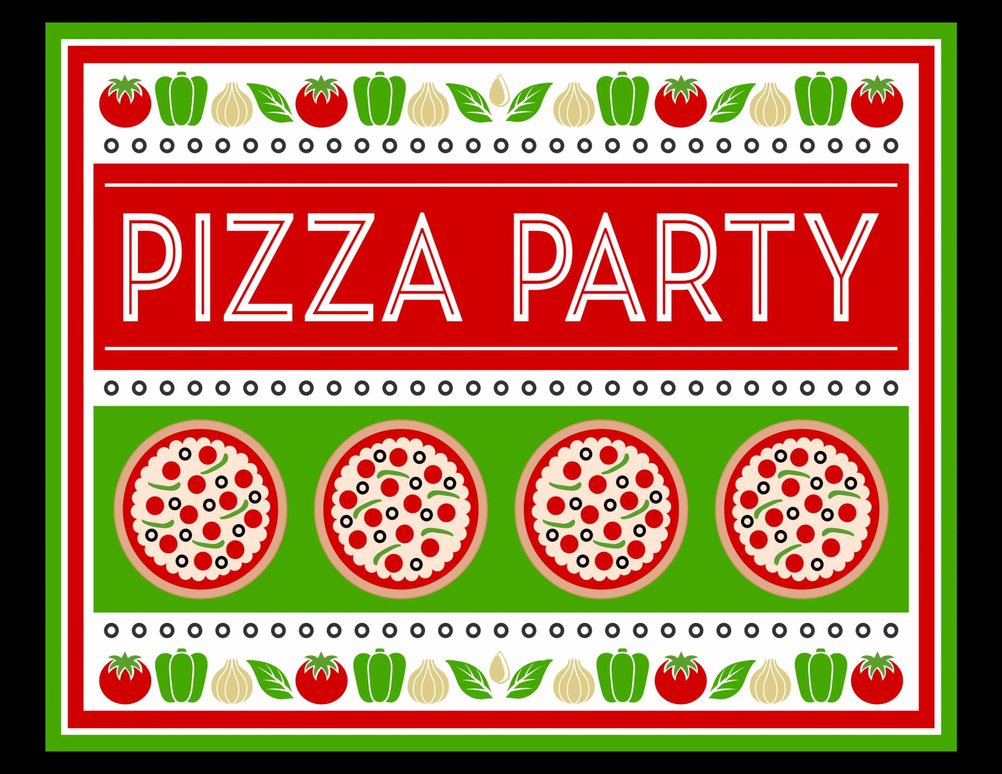 53 Blank Pizza Party Flyer Template Formating by Pizza Party Flyer Template