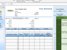53 Blank Tax Invoice Template Excel Australia Download with Tax Invoice Template Excel Australia