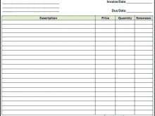 53 Create Blank Invoice Template For Excel in Photoshop by Blank Invoice Template For Excel
