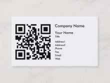 53 Create Business Card Template Qr Code Download with Business Card Template Qr Code