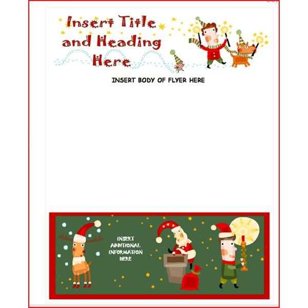 53 Create Christmas Flyer Templates Microsoft Publisher for Ms Word for Christmas Flyer Templates Microsoft Publisher