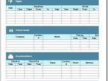 53 Create Daily Travel Itinerary Template Excel in Word with Daily Travel Itinerary Template Excel