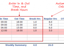 53 Create Excel Template To Calculate Time Card Layouts by Excel Template To Calculate Time Card
