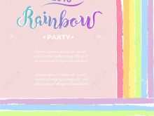 53 Create Rainbow Birthday Card Template Maker with Rainbow Birthday Card Template
