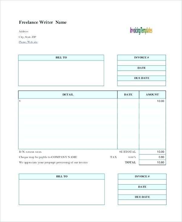 53 Creating Freelance Journalist Invoice Template For Free by Freelance Journalist Invoice Template