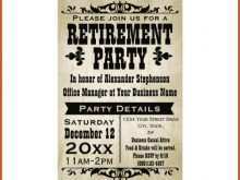 53 Creating Retirement Party Flyer Template For Free with Retirement Party Flyer Template