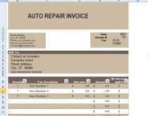 53 Creative Car Repair Invoice Template Excel With Stunning Design for Car Repair Invoice Template Excel