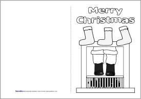 53 Creative Christmas Card Templates Sparklebox Maker for Christmas Card Templates Sparklebox