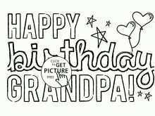 53 Customize Grandad Birthday Card Template Formating by Grandad Birthday Card Template