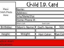 53 Customize Identification Card Template Printable Download with Identification Card Template Printable
