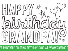 53 Customize Our Free Birthday Card Template For Grandpa Formating for Birthday Card Template For Grandpa
