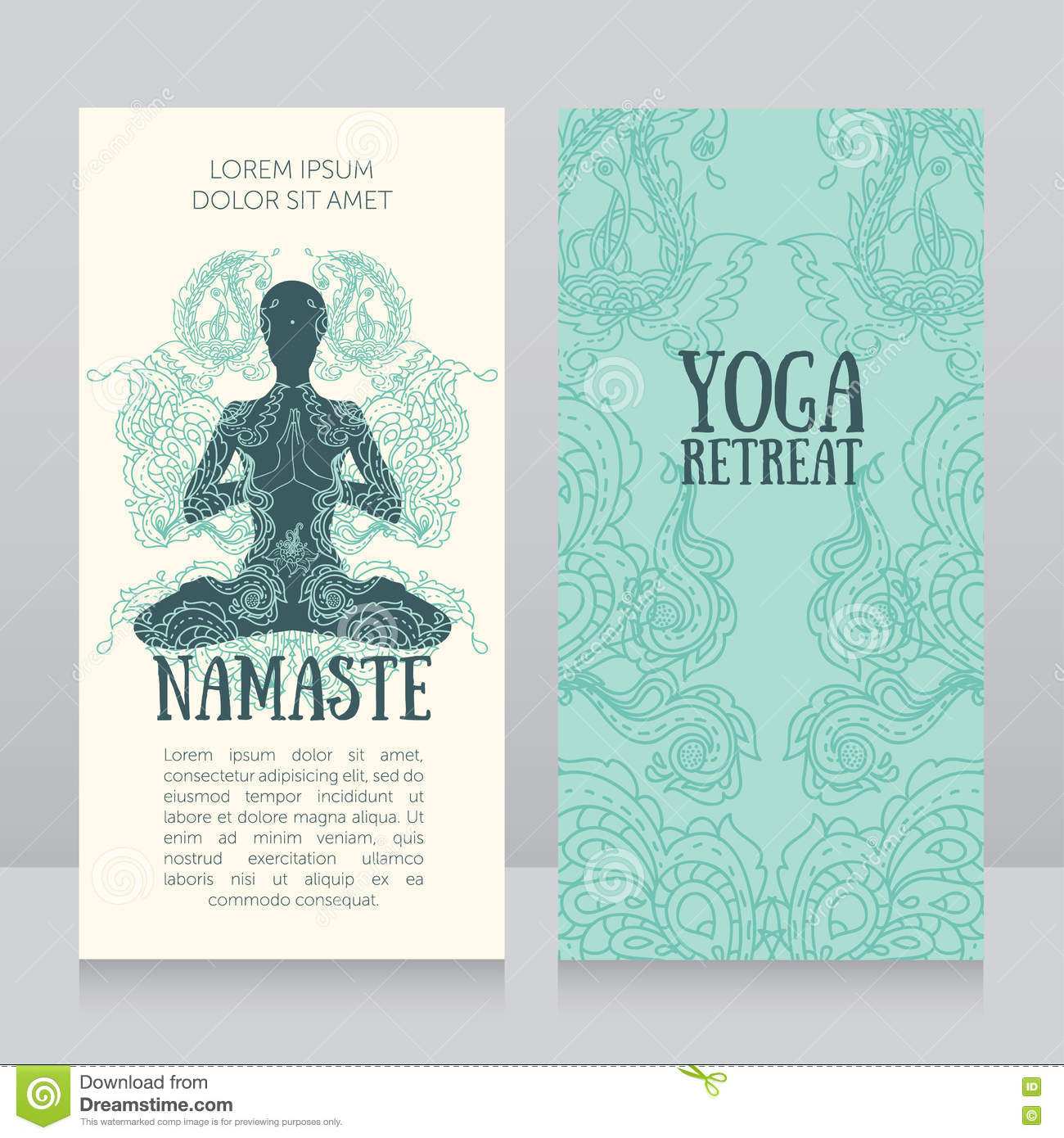 53 Customize Our Free Business Card Template Yoga With Stunning Design with Business Card Template Yoga