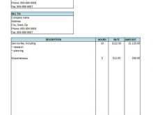 53 Customize Our Free Hourly Invoice Template Word For Free for Hourly Invoice Template Word