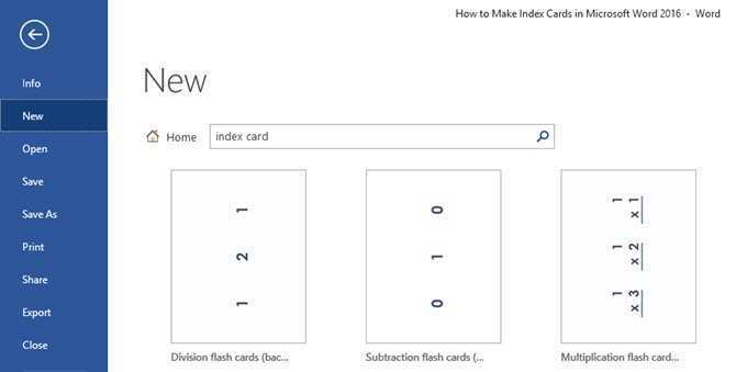 53 Customize Our Free Index Card Format In Word for Ms Word with Index Card Format In Word