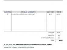 Limited Company Contractor Invoice Template