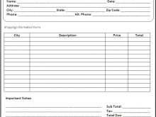 53 Customize Our Free Simple Blank Invoice Template by Simple Blank Invoice Template