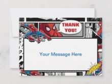 53 Customize Our Free Spiderman Thank You Card Template PSD File by Spiderman Thank You Card Template