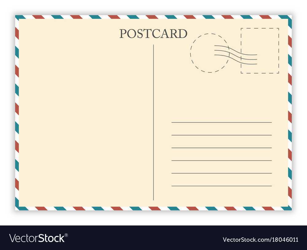 53 Format Postcard Template For Mailing Formating by Postcard Template For Mailing